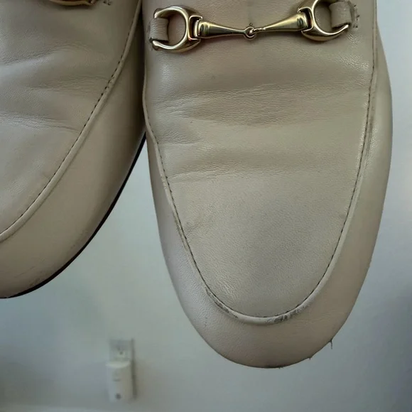 Coach Haley Ivory Leather Loafers - Picture 5 of 8